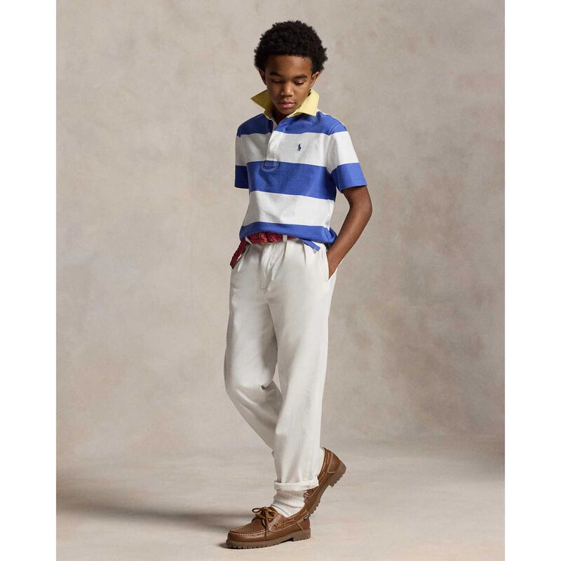 Polo Ralph Lauren Striped Cotton Short-Sleeve Rugby Shirt image number 3